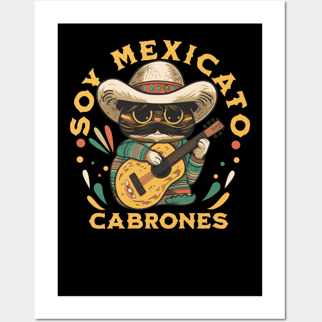 Mexican Independence Day Music Wall Art by Emmi Fox Designs